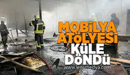 Mobilya atölyesi küle döndü!