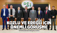 Kozlu ve Ereğli için önemli görüşme!