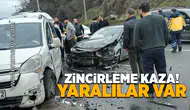 Zincirleme kaza... Yaralılar var!