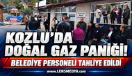 Kozlu'da doğal gaz paniği... Belediye personeli tahliye edildi!