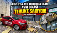 KOZLU’DA AVM'DEN DÜŞEN PARÇALAR MECLİS ÜYESİNİN ARABASINA DÜŞTÜ!
