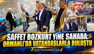 SAFFET BOZKURT YİNE SAHADA...