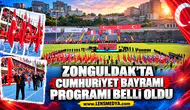 Zonguldak'ta Cumhuriyet Bayramı programı belli oldu!