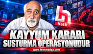 Halk TV'ye kayyum atanmasına tepki: "Susturma operasyınudur!"