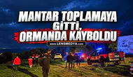MANTAR TOPLAMAYA GİTTİ, ORMANDA KAYBOLDU