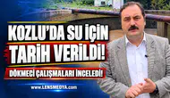 Kozlu’da su açıklaması: Dökmeci tarih verdi!