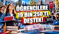 Öğrencilere 19 Bin 250 TL destek... Başvurular başladı!