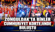 ZONGULDAK’TA BİNLER CUMHURİYET KORTEJİNDE BULUŞTU