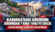 Kadırga’daki göçüğün ardından 7 bina tahliye edildi