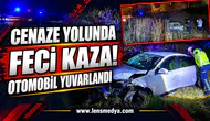 CENAZEYE GİDERKEN KAZA YAPTILAR: 4 YARALI
