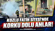 Kozlu Fatih Sitesi'nde korku dolu anlar!