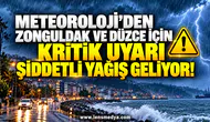 Meteoroloji’den Zonguldak ve Düzce için kritik uyarı: Şiddetli yağış geliyor!