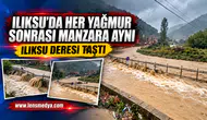 Ilıksu Deresi taştı!