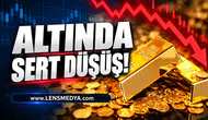 Altında sert düşüş!