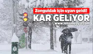 Zonguldak için uyarı: Kar geliyor!