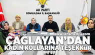 Çağlayan'dan Kadın Kollarına teşekkür!