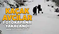 Kaçak avcılar fotokapana yakalandı!