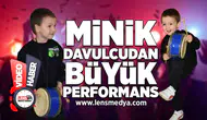 Minik Davulcudan Büyük Performans