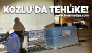Kozlu'da tehlike!