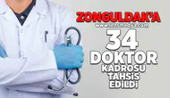 Zonguldak'a 34 doktor kadrosu tahsis edildi!