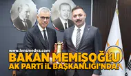 Bakan Memişoğlu Ak Parti İl Başkanlığı'nda!