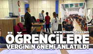 Öğrencilere verginin önemi anlatıldı
