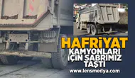Hafriyat kamyonları için sabrımız taştı!