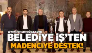 Belediye İş'ten madenciye destek!