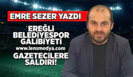 Ereğli Belediyespor galibiyeti / Gazetecilere saldırı
