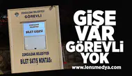 Gişe var, görevli yok!