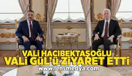 Vali Hacıbektaşoğlu İstanbul Valisi Gül'ü ziyaret etti