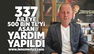 337 aileye 500 Bin TL'yi aşan yardım yapıldı!