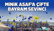 Minik Asaf’a çifte bayram sevinci