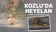 Kozlu'da heyelan!