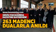 Grizu faciasında hayatını kaybeden 263 madenci anıldı!