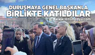 Duruşmaya genel başkanla birlikte katıldılar!