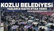 Kozlu Belediyesi yüzlerce kişiye iftar verdi!