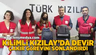 Kilimli Kızılay'da devir: Çakır görevini sonlandırdı