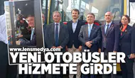 Yeni otobüsler hizmete girdi!