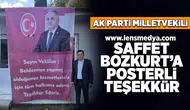 Saffet Bozkurt'a posterli teşekkür!