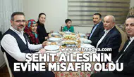 Vali Hacıbektaşoğlu Şehit ailesinin evine misafir oldu