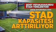 Şehit Vefakarakurdu stadı yenileniyor!