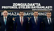 Zonguldak'ta protokol üyeleri bayramlaştı!