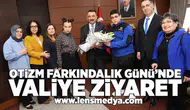 Otizm Farkındalık Gününde Valiye ziyaret