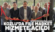Kozlu'da File market hizmete açıldı