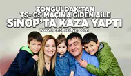 Maç yolu kabusa döndü... Zonguldaklı aile kaza yaptı!