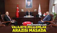 Valilikte Milli Emlak Arazisi masada