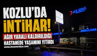 Kozlu'da intihar... Hayatını kaybetti!