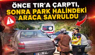 PLAJLAR MEVKİİNDE KAZA: TIR SÜRÜCÜSÜ ARANIYOR