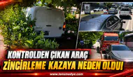 Uzun Mehmet cami önünde zincirleme kaza!